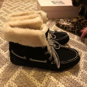 Sperry suede moccasins